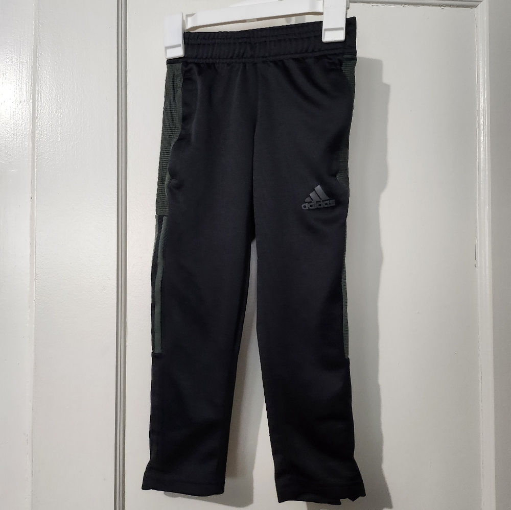 Black and grey, Adidas zipper pants